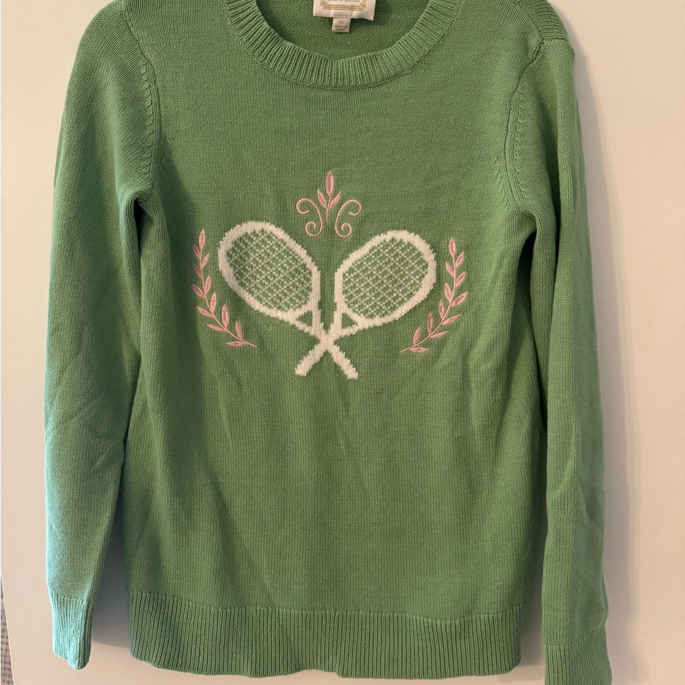 Sail to Sable Green Tennis / pickle ball  Sweater